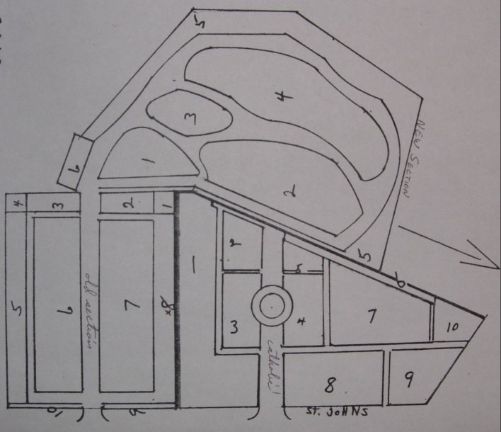 Savanna Cemetery Map